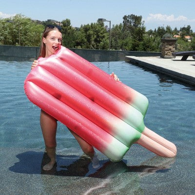  Northlight 59" Bitten Watermelon Popsicle Inflatable Swimming Pool Float