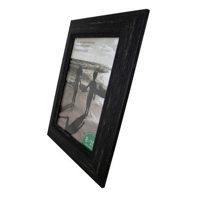  Northlight 13" Wide Black Rustic Picture Frame For 8" X 10" Photos