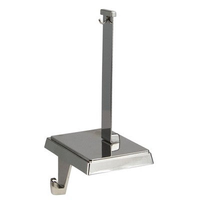  Northlight Stocking Holder With Ornament Hanger - 7.25" - Silver