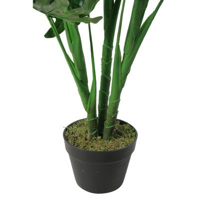  Northlight 47" Green Potted Philodendron Selloum Artificial Plant