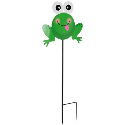  Northlight Frog Metal Outdoor Garden Stake - 23"