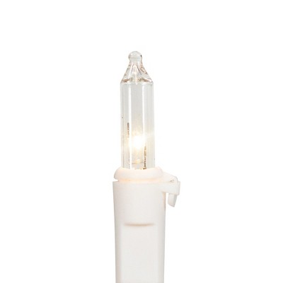  Northlight Mini Christmas Light Set - Clear - 20.25' White Wire - 100ct