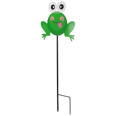 Northlight Frog Metal Outdoor Garden Stake - 23"