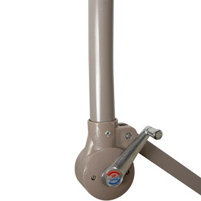  Northlight 10' Outdoor Patio Off-Set Crank And Tilt Umbrella - Green