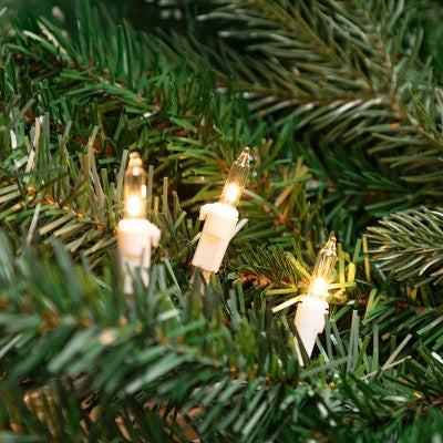  Northlight Mini Christmas Light Set - Clear - 20.25' White Wire - 100ct