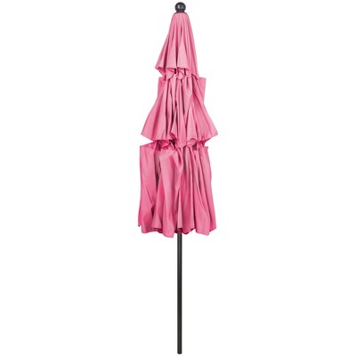  Northlight 9.75ft Outdoor Patio Market Umbrella With Hand Crank And Tilt, Pink