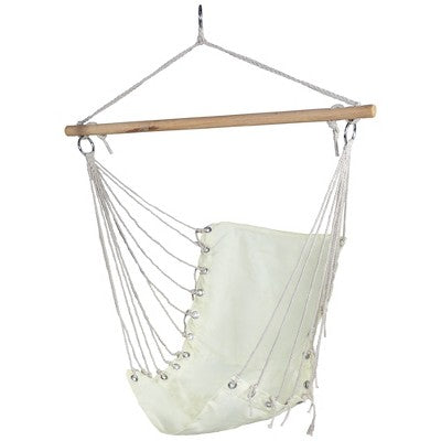  Northlight Hammock Chair With Wooden Bar - 37.25" X 33" - Cream