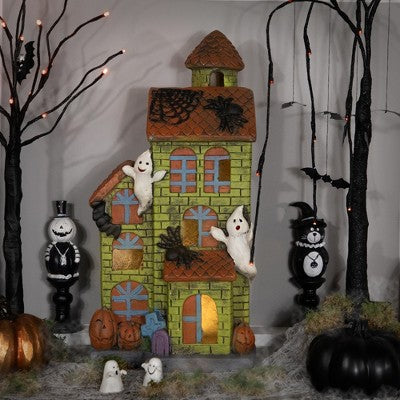  Northlight LED Lighted Ghostly Haunted House Halloween Decoration - 20"