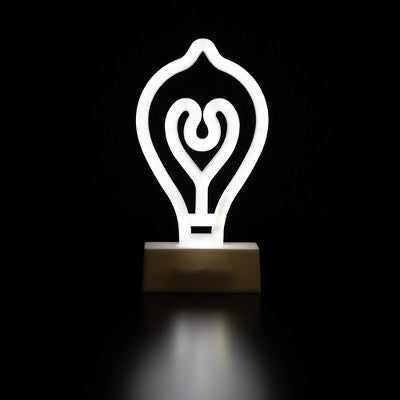 Northlight LED Bulb Neon Table Light - 8.5"