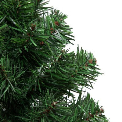  Northlight Mini Canadian Pine Artificial Christmas Tree With Faux Wood Base - 12" - Unlit