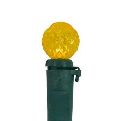  Northlight LED G12 Berry Christmas Lights - Multicolor - 16' Green Wire - 50 Ct