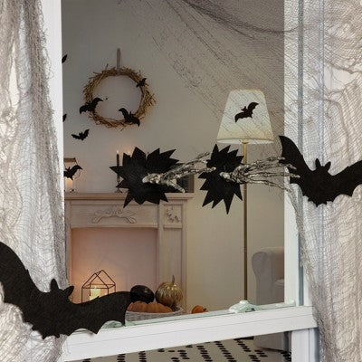  Northlight 7" Skeleton Hands Halloween Window Decoration