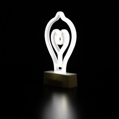  Northlight LED Bulb Neon Table Light - 8.5"