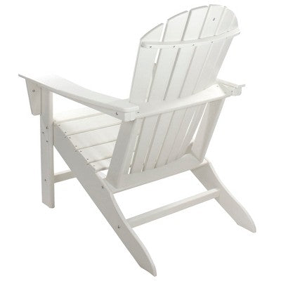 Northlight All Weather Recycled Plastic Outdoor Adirondack Chair, White