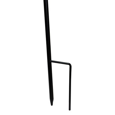  Northlight 48" Black Metal Shepard’s Hook Outdoor Garden Stake