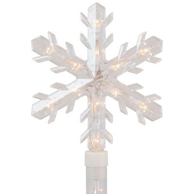  Northlight Lighted Snowflakes Christmas Outdoor Pathway Markers - 27" - Set Of 4