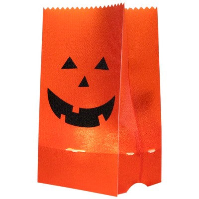  Northlight Lighted Jack-O-Lantern Halloween Outdoor Luminary Pathway Markers - 9.5" - Set Of 3