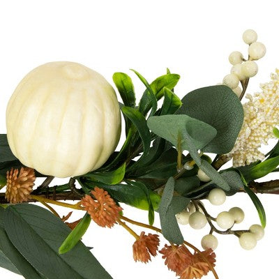  Northlight 5' X 6" Green Gourds And Foliage Artificial Fall Harvest Garland - Unlit