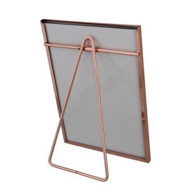  Northlight 7.25" Classical Rectangular 5" X 7" Photo Picture Frame With Easel Back - Rose Gold