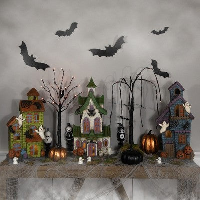  Northlight LED Lighted Ghostly Haunted House Halloween Decoration - 20"