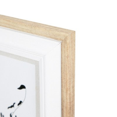  Northlight Wooden Picture Frames For 5" X 7" Photo - Natural And White - Set Of 4