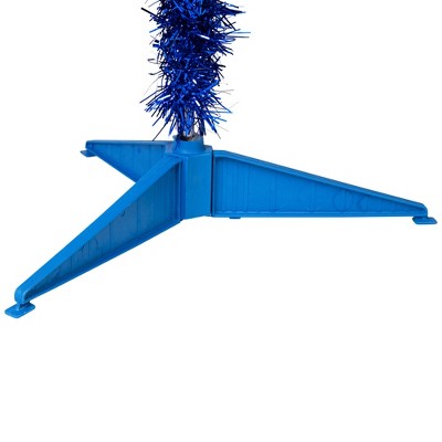  Northlight Artificial Tinsel Christmas Tree - 3' - Blue - Unlit