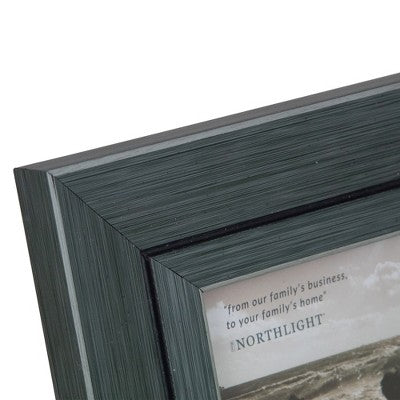 Northlight 9.25" Classical Rectangular 4" X 6" Photo Picture Frame - Gray And Black