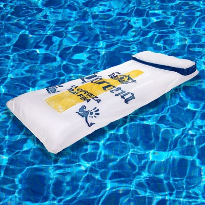  Northlight 74.75" Fabric Covered Inflatable Corona Pool Lounge
