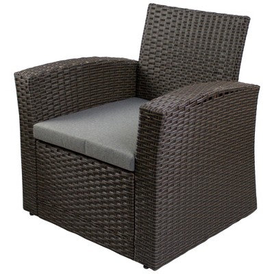  Northlight 4-Piece Georgetown Resin Wicker Outdoor Patio Conversation Set With Cushions