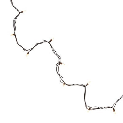  Northlight Mini Incandescent Christmas Lights - Clear - 4' Brown Wire - 20ct