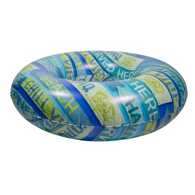  Northlight 36" Inflatable Corona Signage Swimming Pool Tube Ring