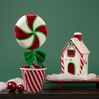  Northlight Peppermint Candy House Christmas Decoration - 11"