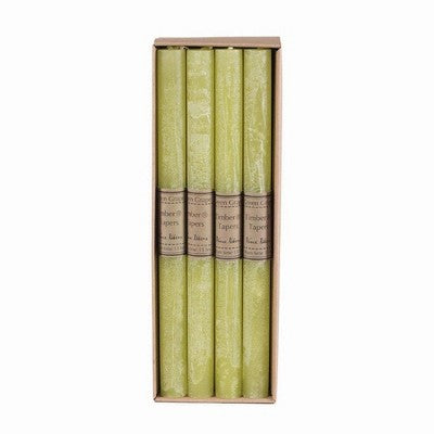  Northlight 12" Grape Green Traditional Cylindrical Taper Candle Box
