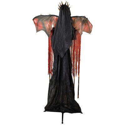  Northlight Lighted And Animated Standing Dragon Man With Sound Halloween Figure - 5.75'