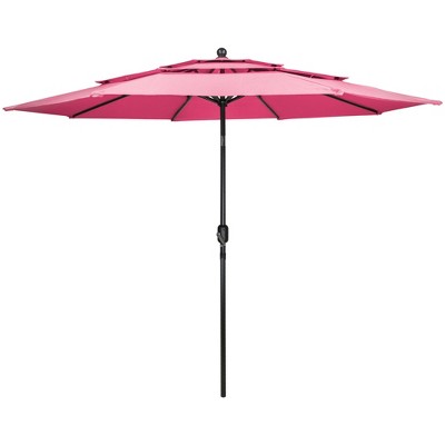  Northlight 9.75ft Outdoor Patio Market Umbrella With Hand Crank And Tilt, Pink