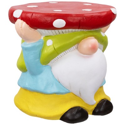  Northlight Gnome Mushroom Outdoor Garden Plant Stand - 12.25"