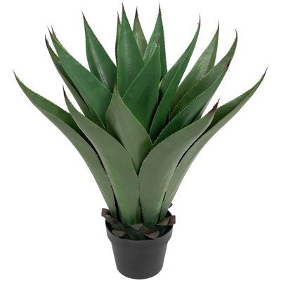  Northlight 26" Green Agave Americana Succulent Artificial Potted Plant