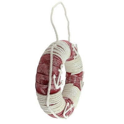  Northlight 14" Life Preserver With Rope And Anchor Detail Wall Decor