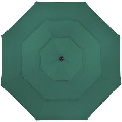  Northlight 9.75ft Outdoor Patio Market Umbrella With Hand Crank And Tilt, Green