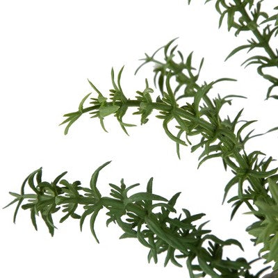  Northlight Real Touch™ Artificial Thyme Plant In Gray Ceramic Pot - 15"