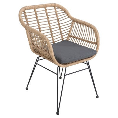  Northlight 3-Piece Coral Bay Rattan Outdoor Patio Bistro Set With Cushions