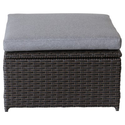  Northlight 4-Piece Savannah Resin Wicker Outdoor Patio Modular Sectional Set With Cushions