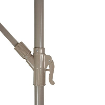  Northlight 10' Outdoor Patio Off-Set Crank And Tilt Umbrella - Green