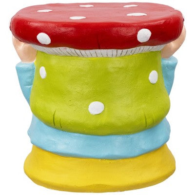  Northlight Gnome Mushroom Outdoor Garden Plant Stand - 12.25"