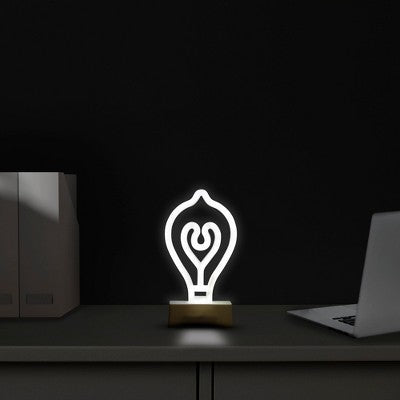  Northlight LED Bulb Neon Table Light - 8.5"