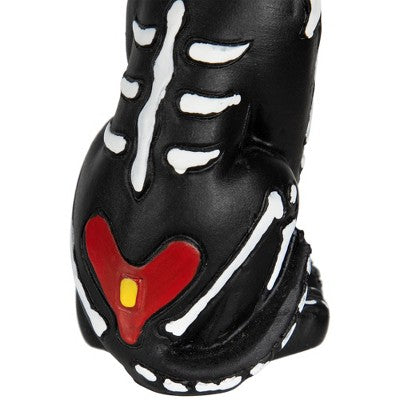  Northlight 5" Black Day Of The Dead Skeleton Dog Figurine Decoration