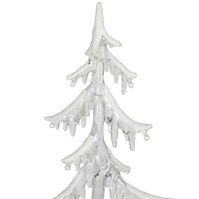  Northlight LED Lighted Acrylic Icicle Tree Christmas Decoration - 14"