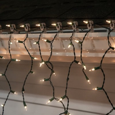  Northlight 26ct Clear All-In-One Universal Gutter And Shingle Christmas Light Clips