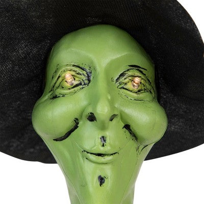  Northlight LED Lighted Smirking Witch Halloween Outdoor Pathway Markers - 17" - Set Of 3