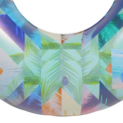  Northlight 36" Inflatable Corona Palm Trees Swimming Pool Tube Ring